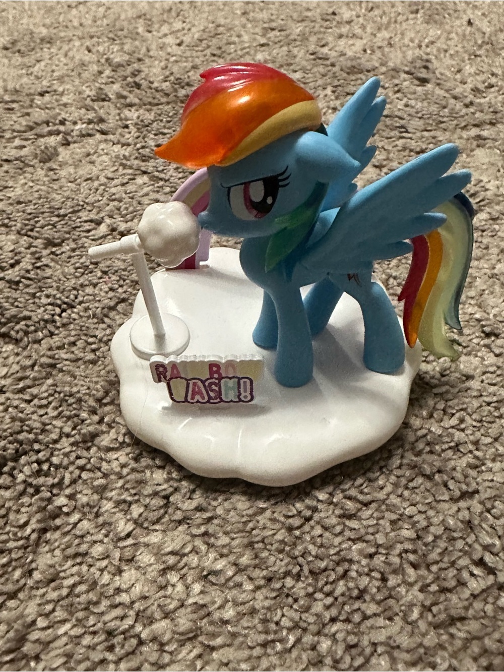 Rainbow Dash Blue My Little Pony Figure